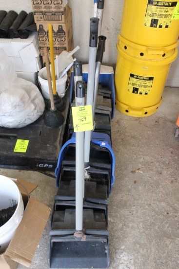 Group Of Dust Pans