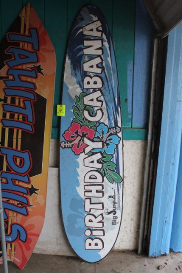 8' Birthday Cabana Sign