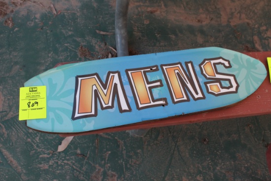 32" Mens Sign