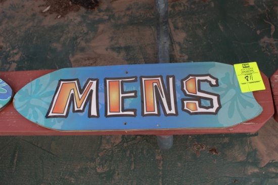 32" Mens Sign