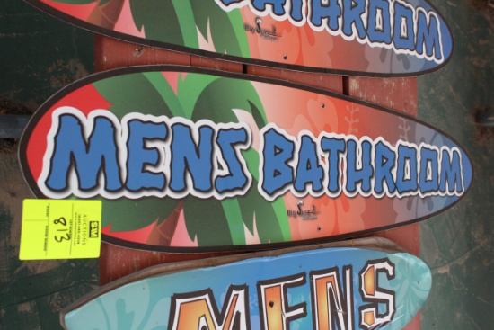 43" Mens Bathroom Sign