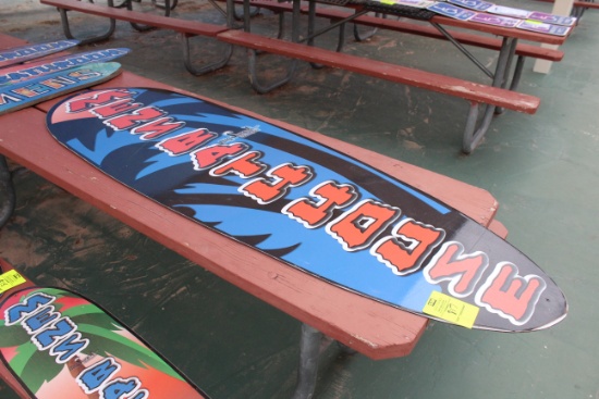 6' Men's Bath House Sign