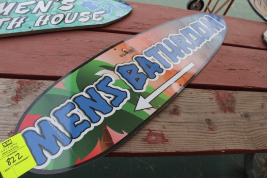 43" Mens Bathroom Sign