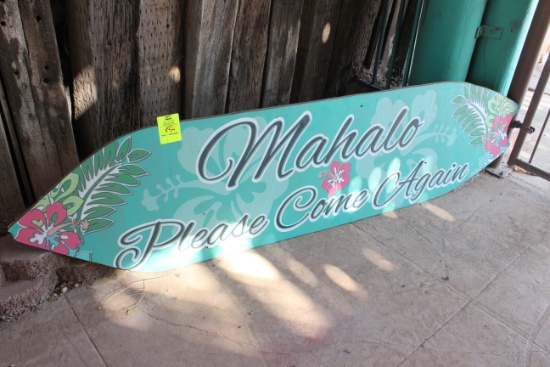 8' Mahalo Sign