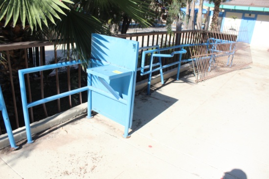 Group Of Turnstile Railing