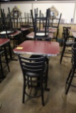 (4) Bar Height Tables And (8) Chairs
