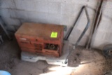Floor Cart W/ Vintage Toolbox