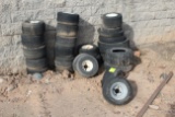 Group Of Used Tires For Golf Carts/Maintenance Vehicles