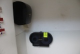 Toilet Paper, Paper Towel And Soap Dispenser