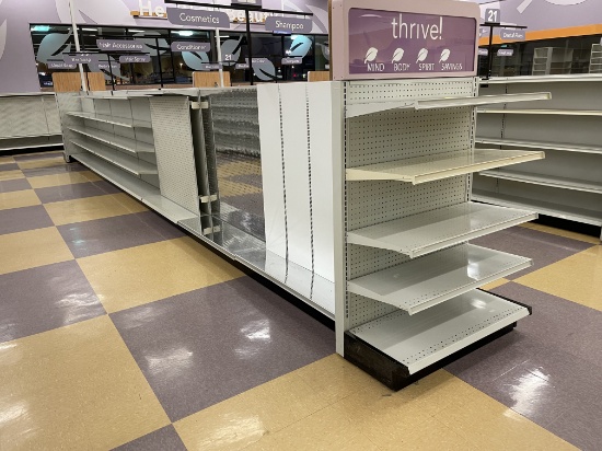 28ft Run of Lozier Shelving