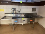 Three Compartment Stainless Steel Sink