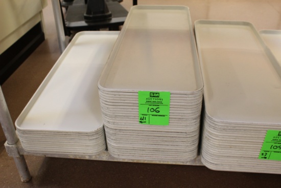 10" x 30" Plastic Trays