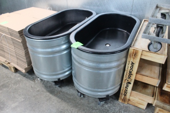 4' Aluminum Troughs W/ Inserts