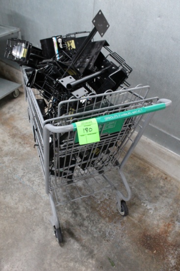 Shopping Cart W/ Produce Bag Stands