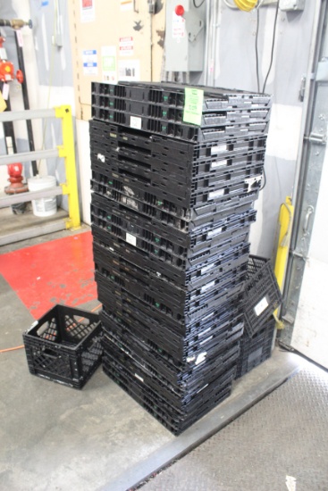 Group Of Plastic Crates