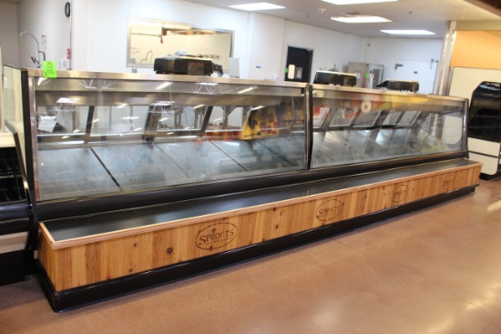 20' Run Of 2016 Hill Phoenix Straight Glass Meat Cases