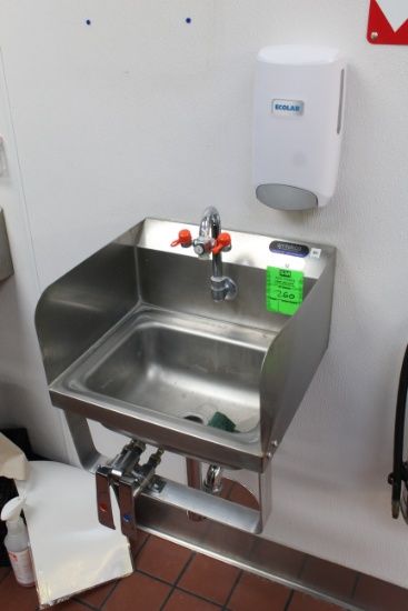 Knee-Operated Hand Sink
