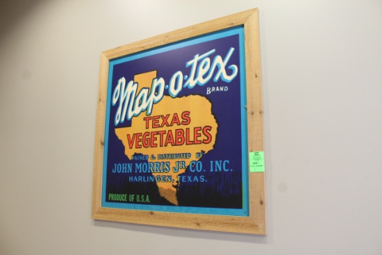 Map-O-Tex Framed Art