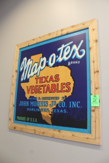 Map-O-Tex Framed Art