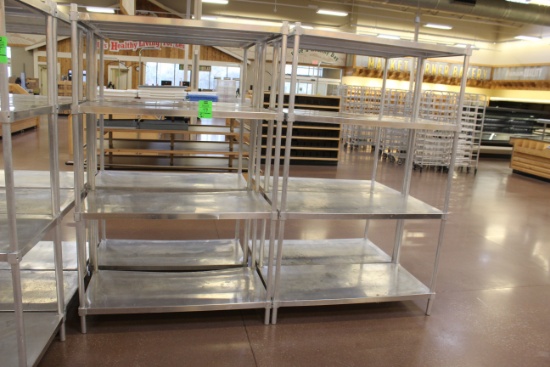 4' Aluminum Cooler Racks