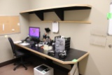 Wall-Mounting Desk And Shelves