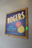 Rogers Texas Citrus Framed Art