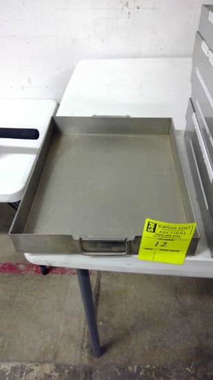 12" x 15" Stainless Bin