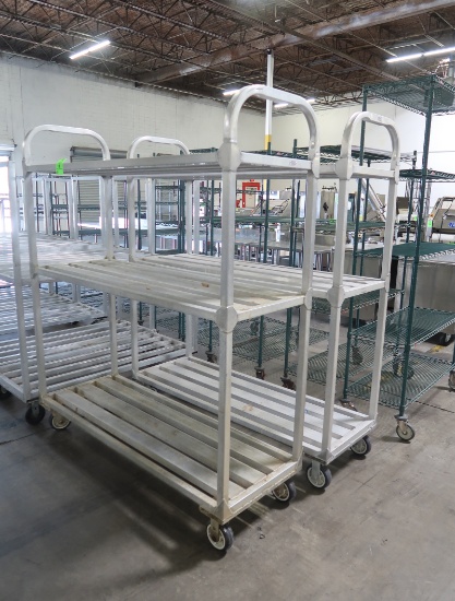 aluminum stocking carts