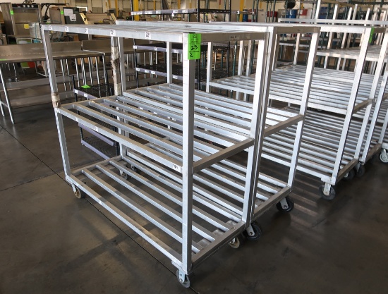 aluminum stocking carts