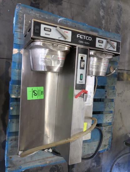 Fetco dual coffee brewer