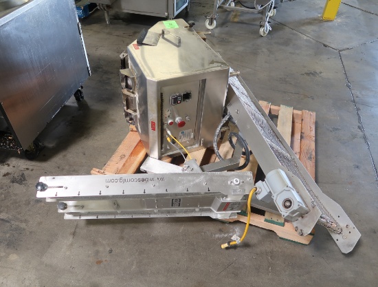 BE&SCO large wedge double tortilla press w/ conveyor