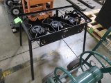 3-burner outdoor propane stove