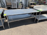 Stainless steel table