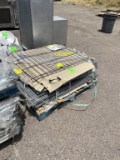 Pallet of assorted wire grid and decking