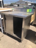 3’ Stainless Steel Table W/ Storage