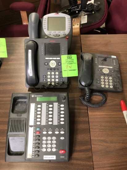 Group Of Assorted Office Phones