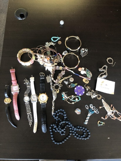 Puma Bag W/ Assorted Jewelry