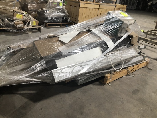 Pallet Of Assorted Light Fixtures And Cable