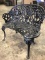 Damaged 34” Metal Bench