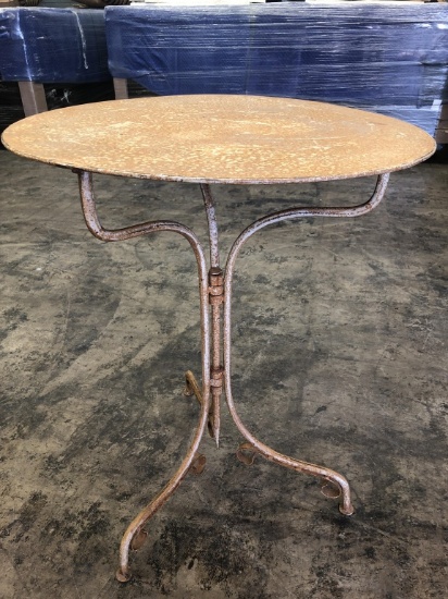 Vintage Metal Folding Table