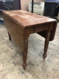 Wooden Table W/ Fold Out Extensions