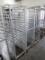 aluminum sheet pan racks, on casters