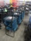 stackable padded chairs, w/ arm rests