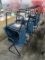 stackable padded chairs, w/ arm rests