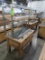 Bolillo merchandiser w/ upper shelf & glass top