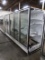 Hill Phoenix freezer door case, 5) door case w/ no ends, electric defrost