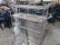 wire shelving cart, on casters