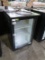 Imbera glass door cooler, w/ stainless work top