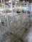 wire shelving unit, on casters