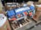 pallet of outdoor furniture: chairs, canopy, etc